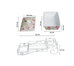 Vicenza Wadah Saji dengan Rak Mawar BA808